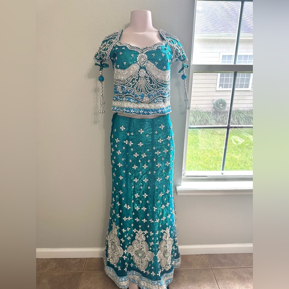 Beaded Indian Saree